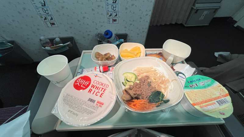 The Korean Air bibimbap