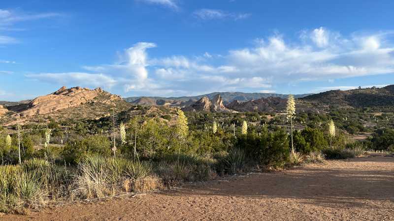 The Vasquez Rocks Natural Area, near Santa Clarita