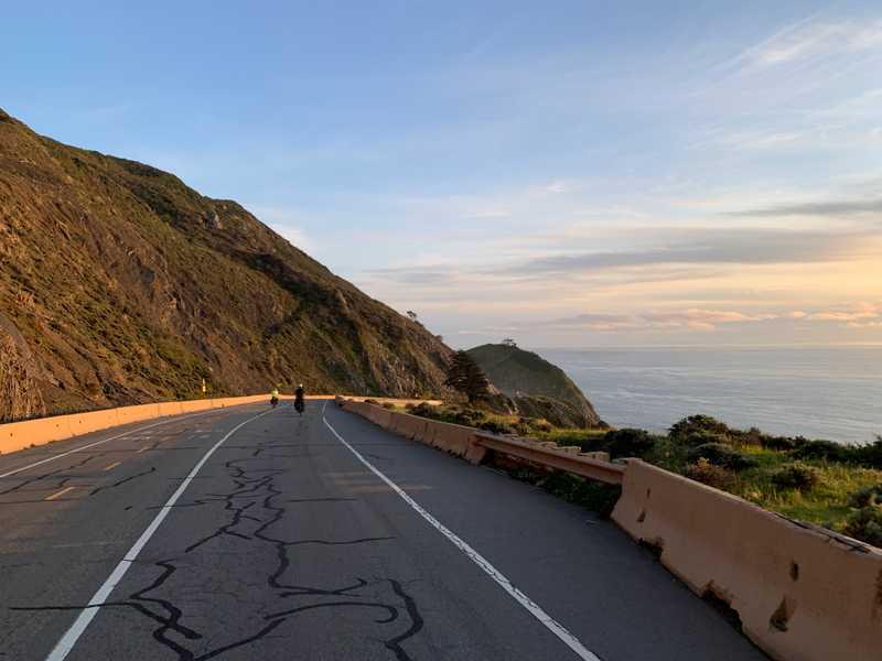 On the Devil's Slide Trail — a stunning detour just off the coast highway — near Pacifica. Photo by Cooper Grace.