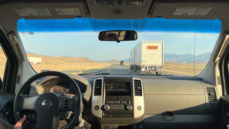 Cruising down I-5 between Yreka and Mt. Shasta