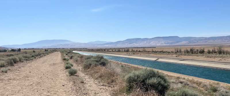 The Los Angeles Aqueduct, which transports water from the Sierra Nevada to the city