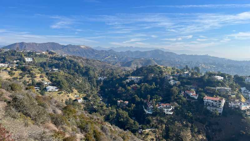 The Hollywood Sign, viewed from Runyon Canyon Park